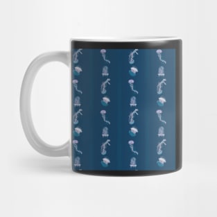 Vertical Swim Horizon Blue Mug